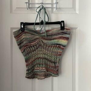 BDG Multicolor Knit Halter Top